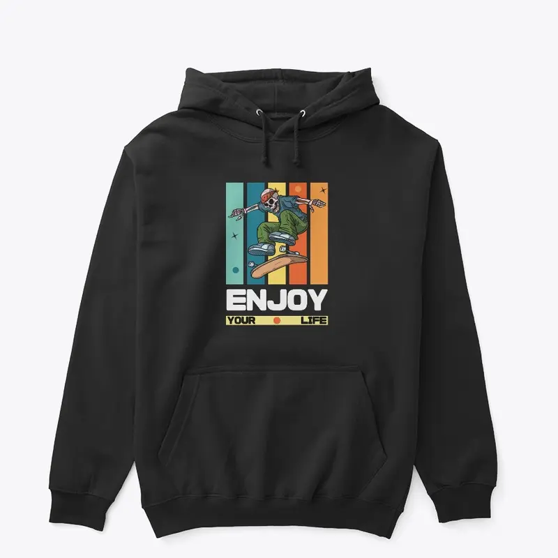 Skeleton skating hoodie/Sweatshit